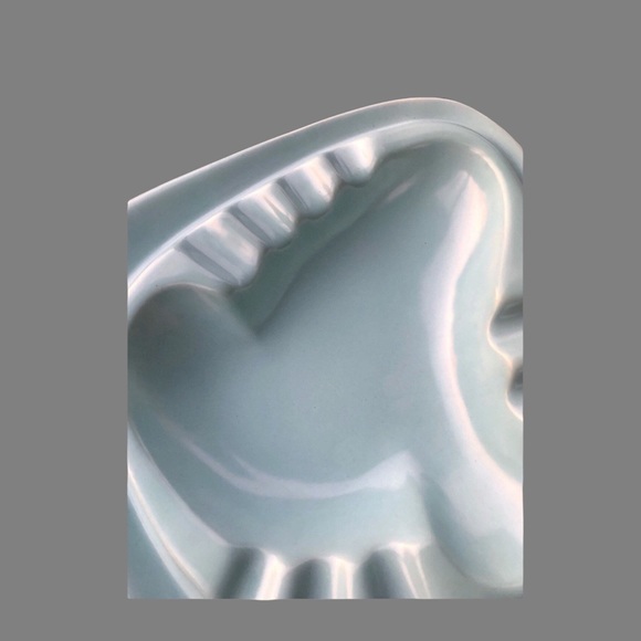 Vintage Ashtray Ceramic Boomerang Atomic Mid Century Modern Conversation Pit - Picture 5 of 9